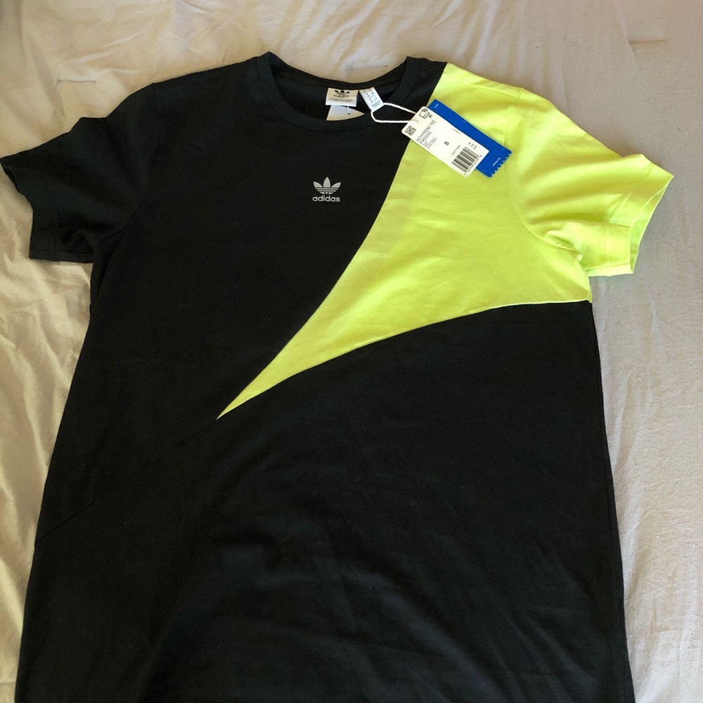 adidas boyfriend colorblock tee